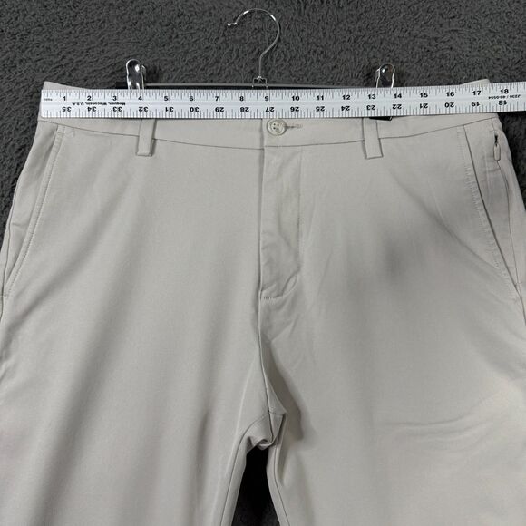 Southern Tide Pants Mens 35x30 Beige Tan Jack Performance Pant Stretch Preppy - Picture 9 of 14